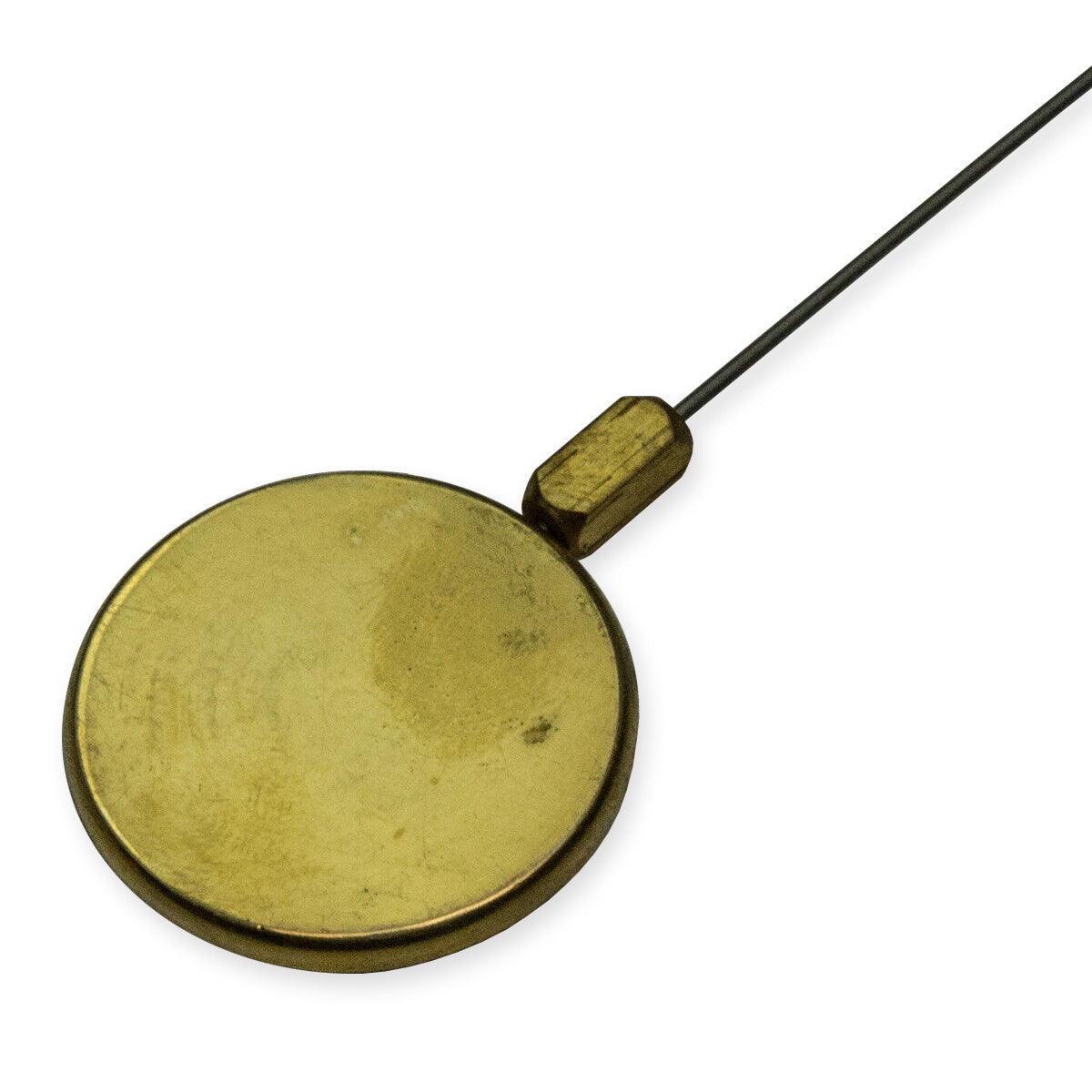 Brass silk pendulum bob & rod hook wall clocks suspension clock part french NEW